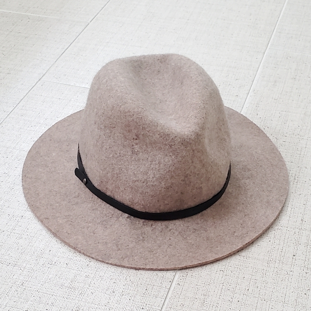 Banana Republic 100% Wool Fedora Hat, Neutral Brown, M/L, NEVER WORN! - Picture 7 of 14